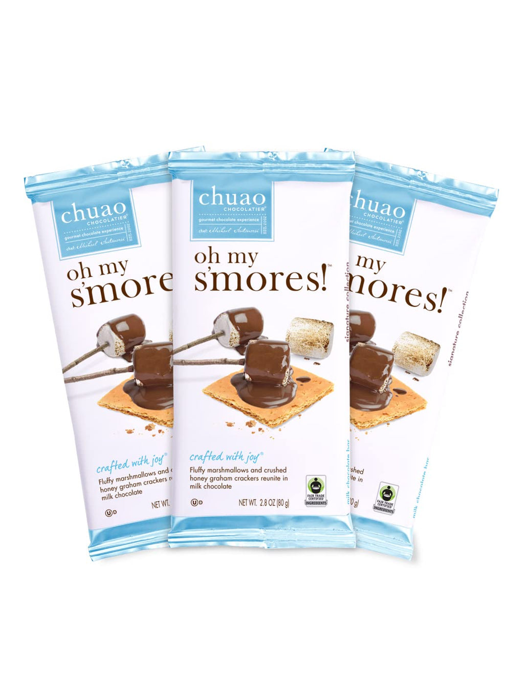 Oh My S'mores Milk Chocolate Bars