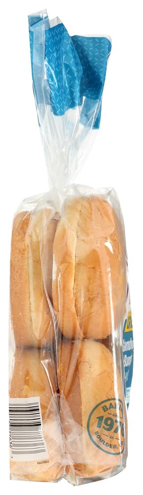 Organic White Hamburger Bun per case