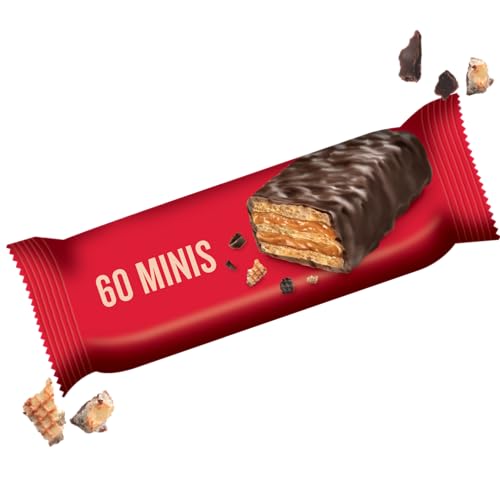 Dark Chocolate Peanut Butter Crispy Wafers