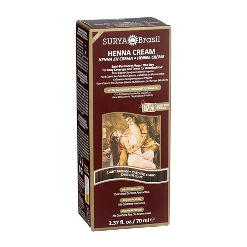 Henna Light Brown Cream Surya Nature Inc