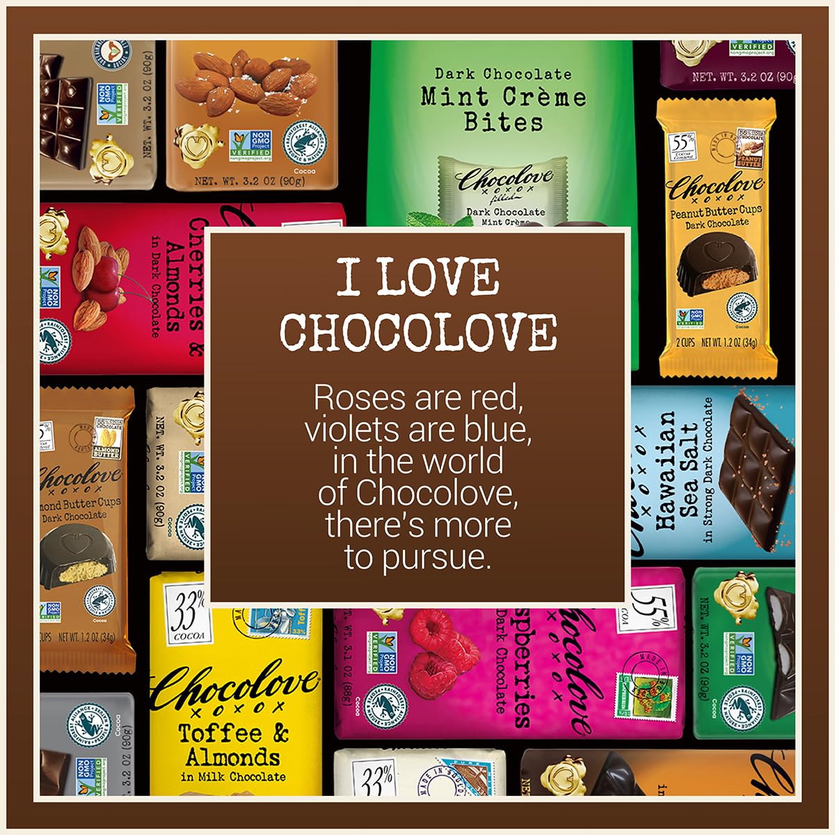 Almonds & Sea Salt Dark Chocolate Bars