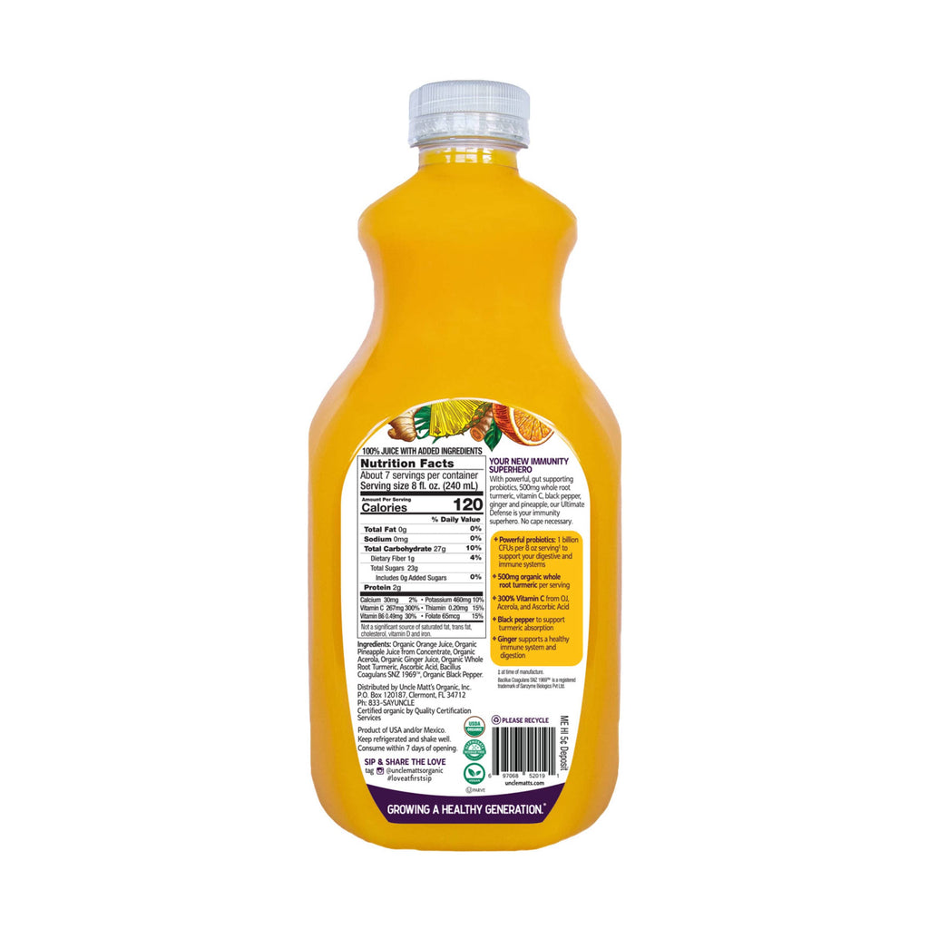 Ultimate Defense Orange Juice Beverage