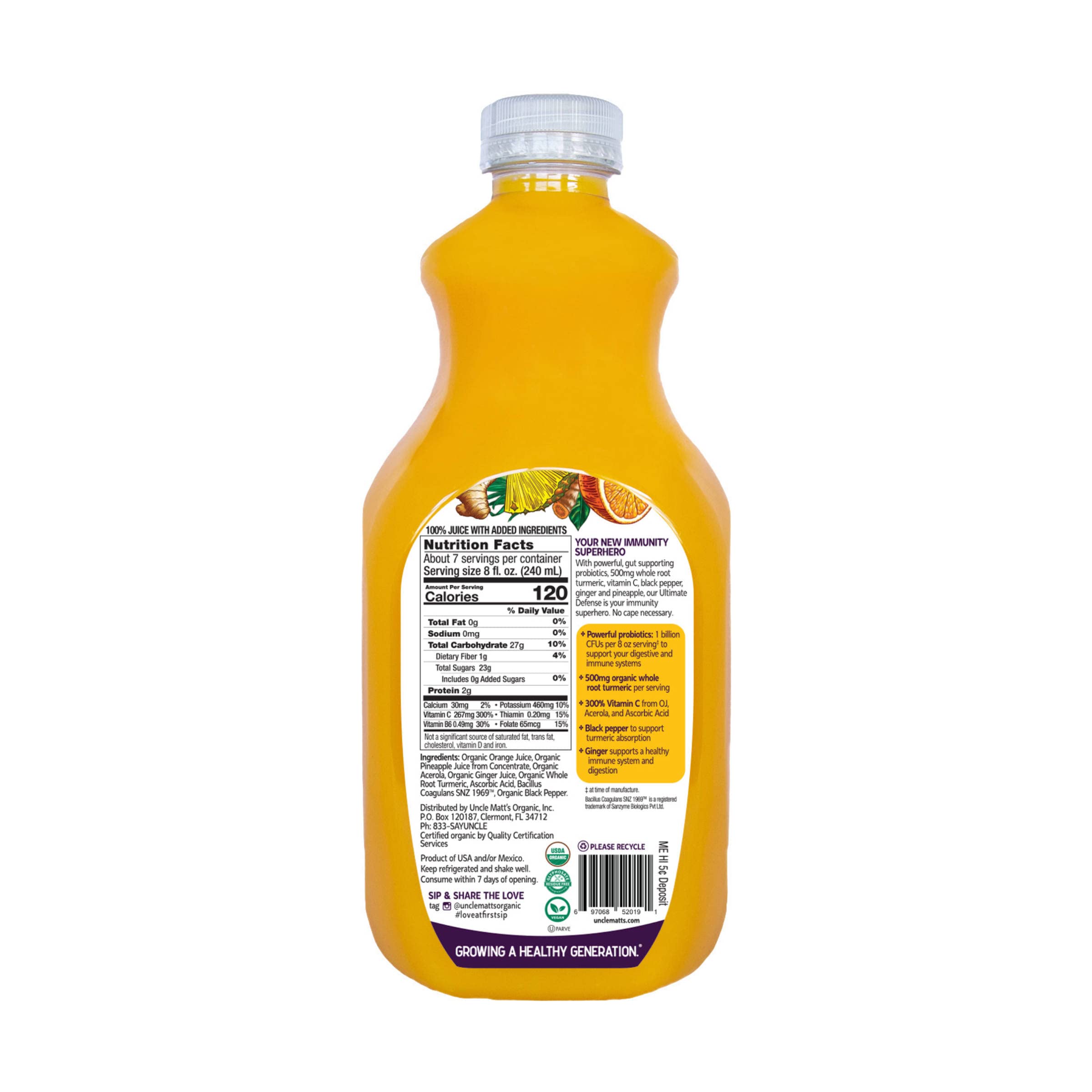 Ultimate Defense Orange Juice Beverage