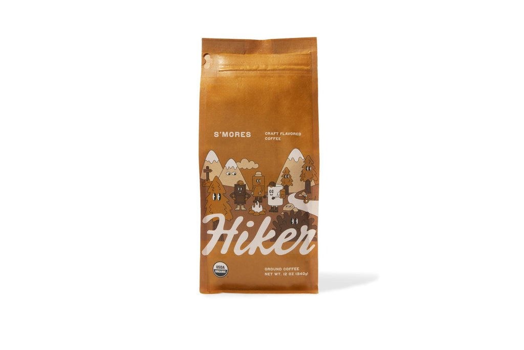 Hiker Lab Tested Mycotoxin Small Batch Roasted Coffee Mold Ground (Compostable Packaging) (Smores)