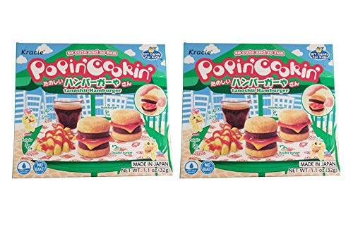 Total of ) Popin Cookin Tanoshii Hamburger DIY Candy