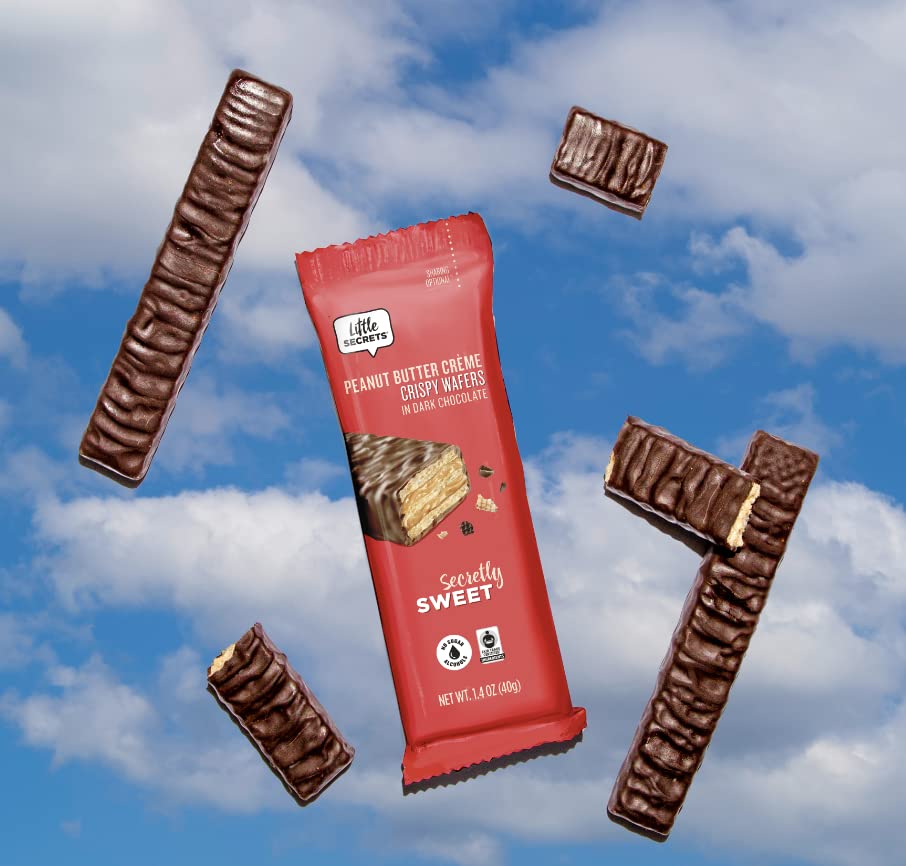 Dark Chocolate Peanut Butter Crispy Wafers