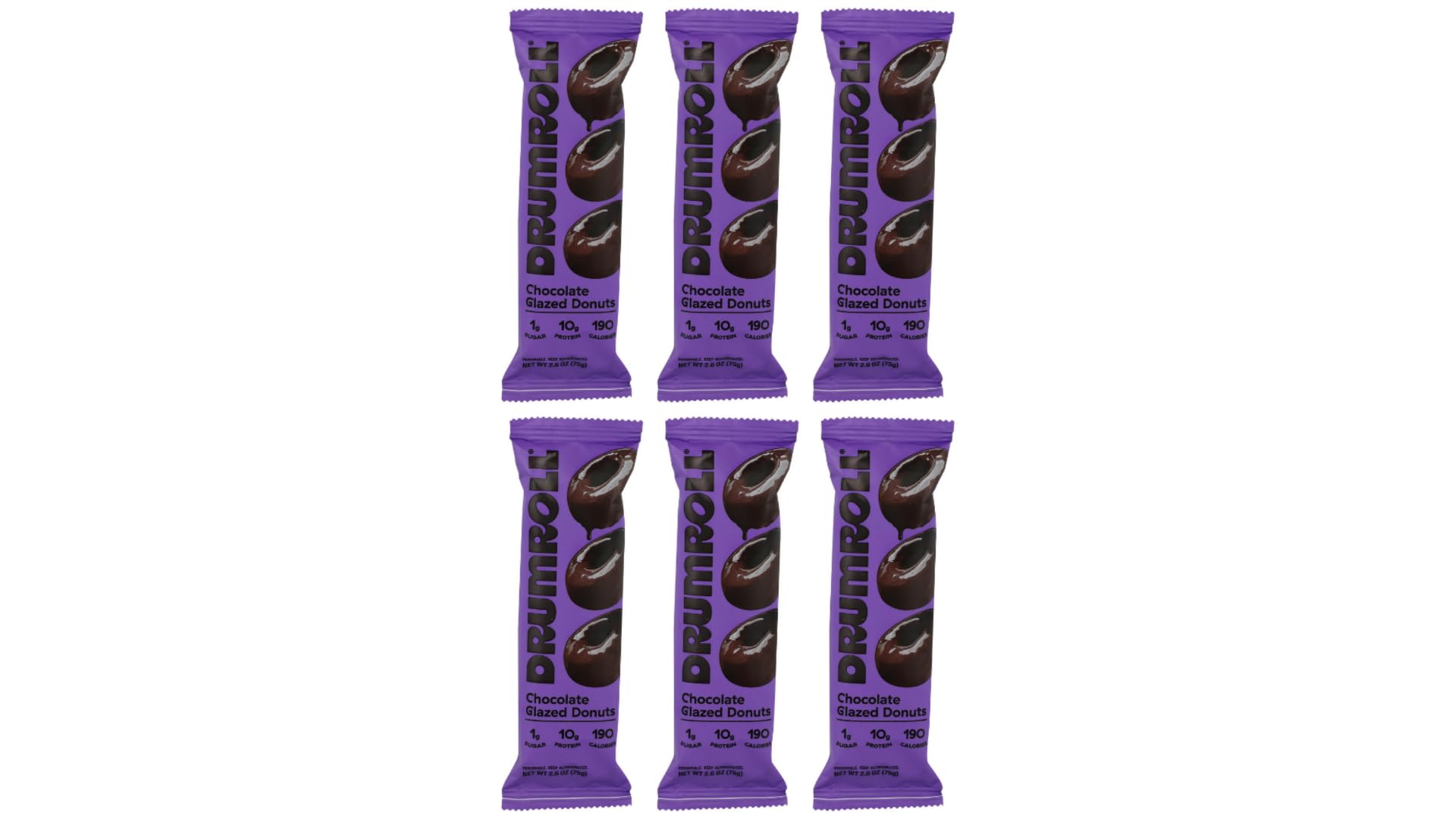 Drumroll Chocolate Glazed Mini Donuts (Pack of 6)