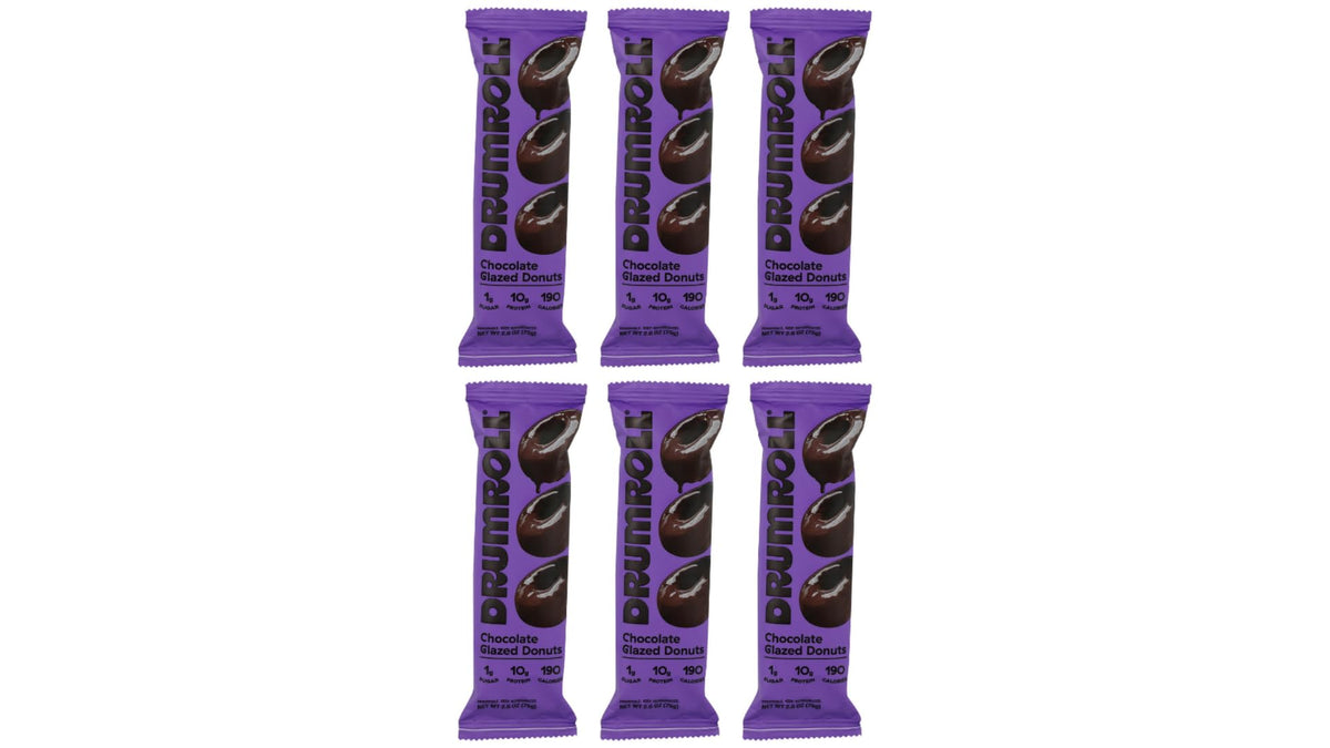 Drumroll Chocolate Glazed Mini Donuts (Pack of 6)