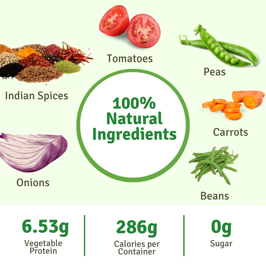 Food Earth Indian Vegetable Biryani, 225 g (Pack of 6)