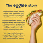 Egglife Egg White Wraps (Pack of 2, 12 Wraps Total)