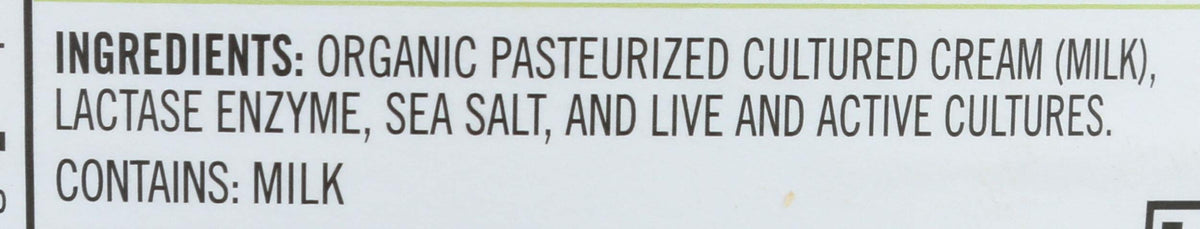Green Valley Organics Lactose-Free Cream Cheese