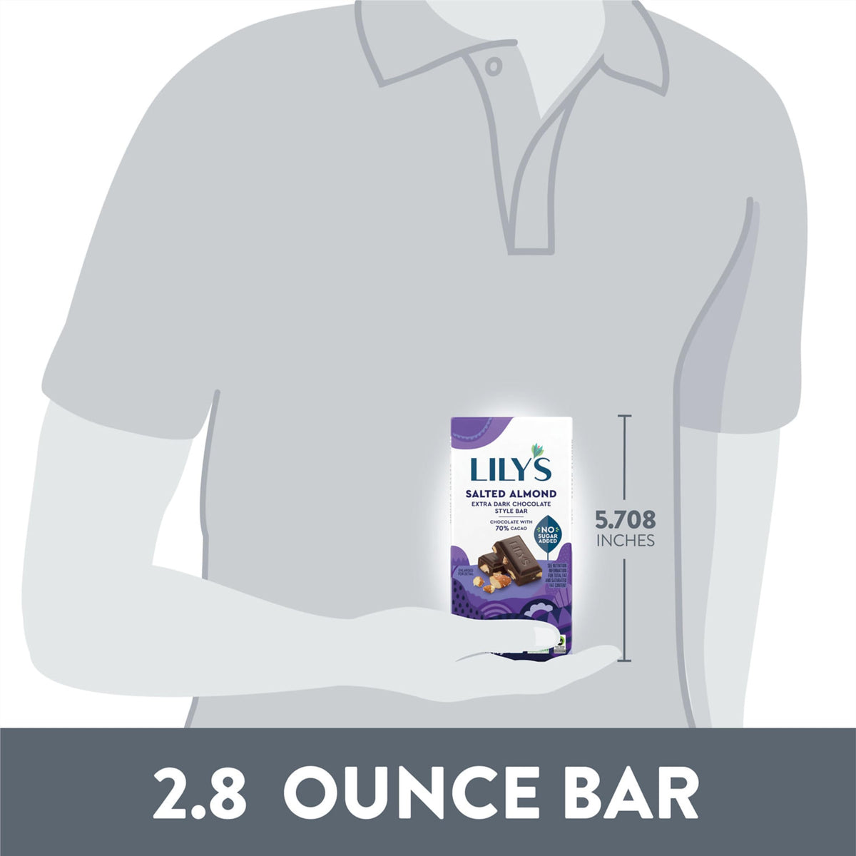 Lily's Extra Dark Chocolate Style, 2.8 oz