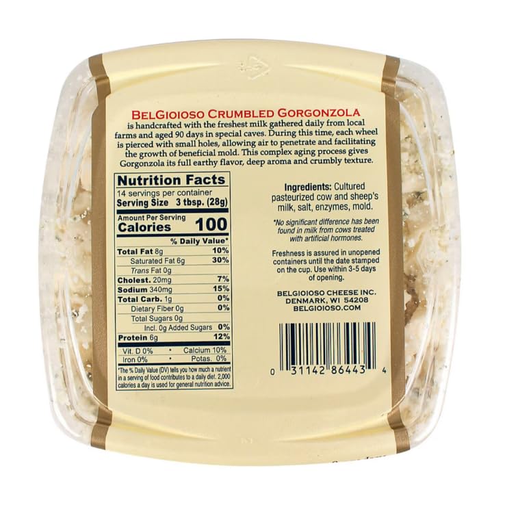 BelGioioso Crumbly Gorgonzola, 14 oz
