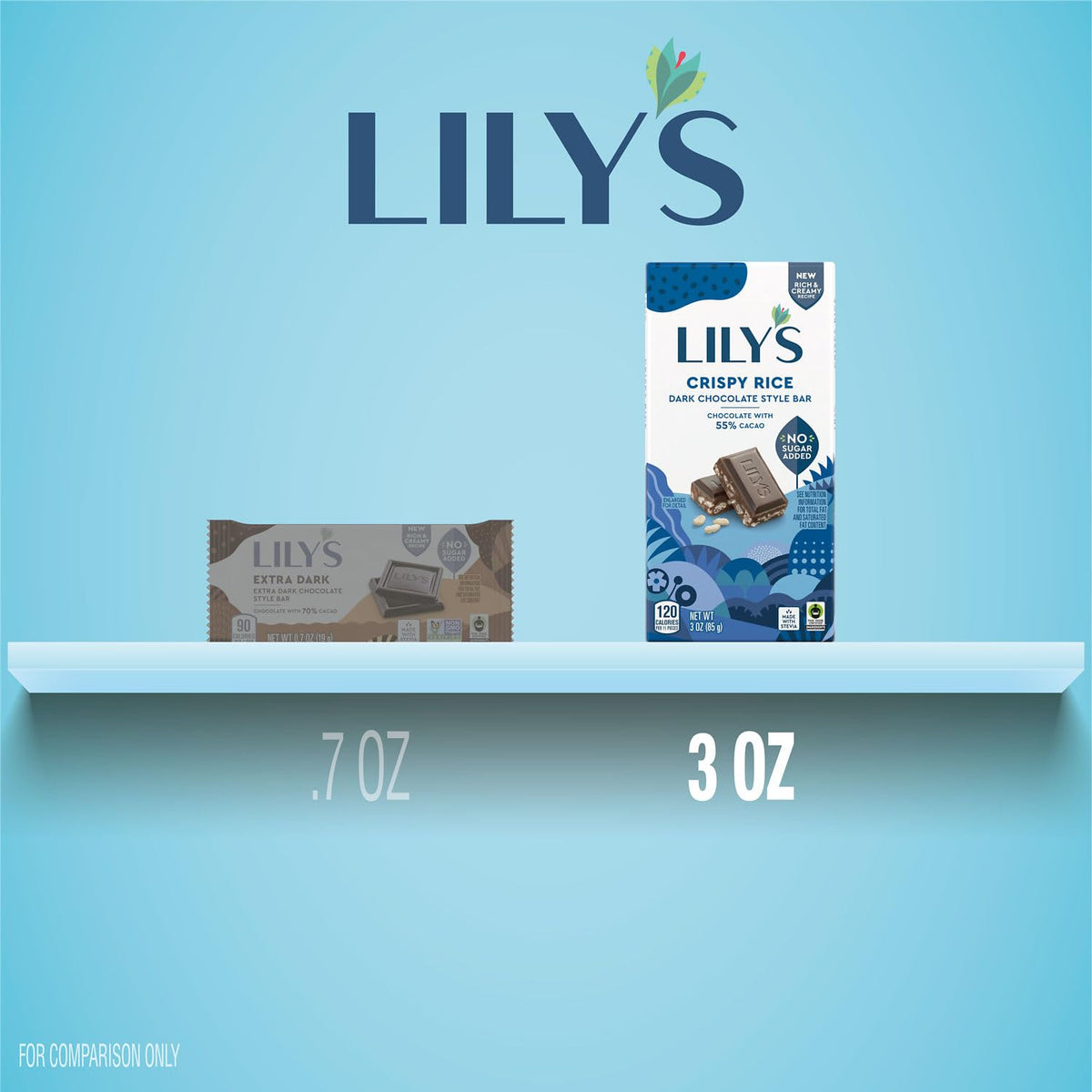 Lily's Extra Dark Chocolate Style, 2.8 oz