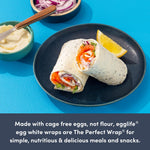 Egglife Egg White Wraps (Pack of 2, 12 Wraps Total)