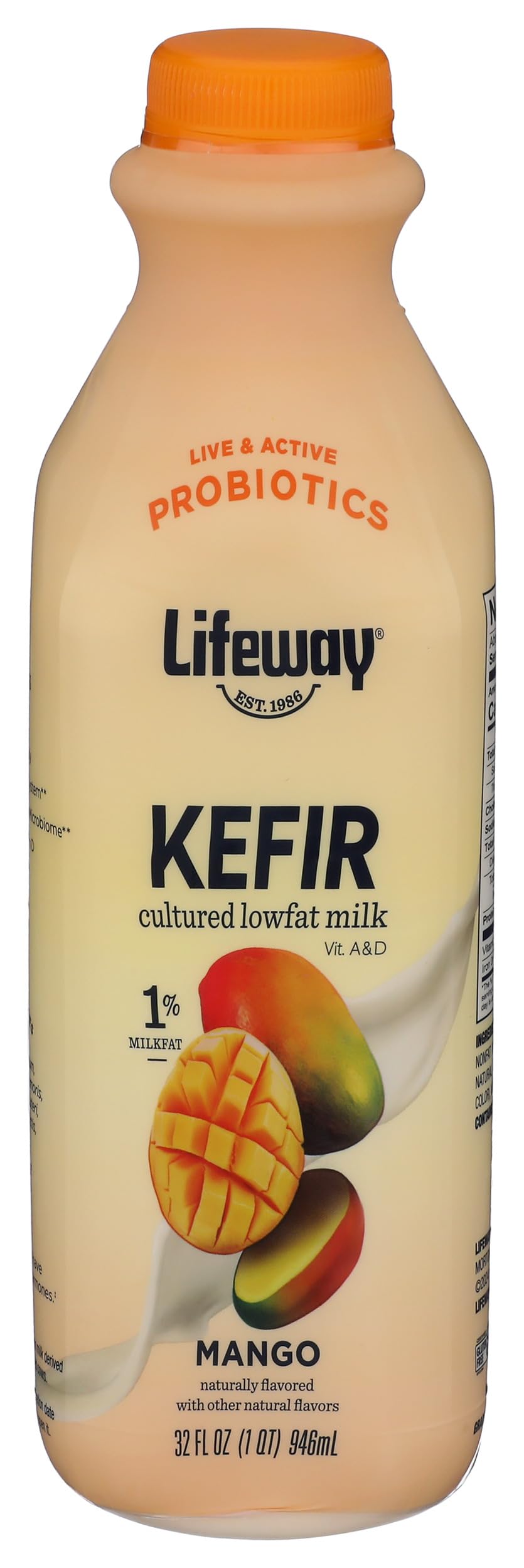 Lifeway Low-Fat Mango Kefir, 32 oz