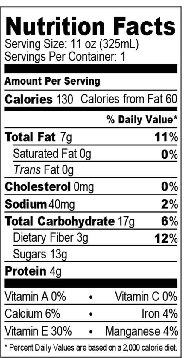 Pop & Bottle Classic Almond Milk Cold Brew Latte, 11 oz (Pack of 12)