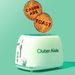 Outer Aisle Everything Cauliflower Sandwich Bread, Keto, Gluten-Free, Low-Carb (Pack of 12)