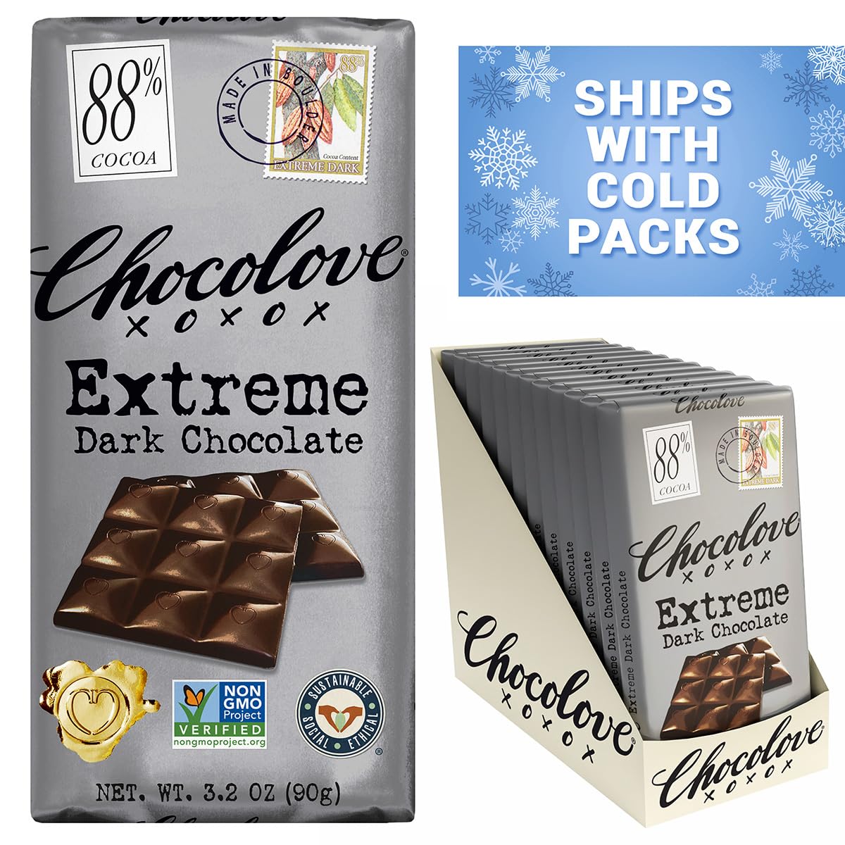 Rich Dark Chocolate Bars