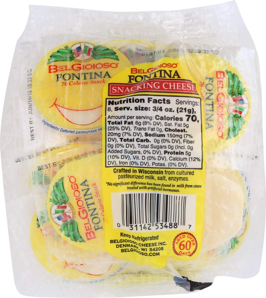 (NOT A CASE) Fontina Snacking Cheese