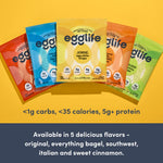 Egglife Egg White Wraps (Pack of 2, 12 Wraps Total)