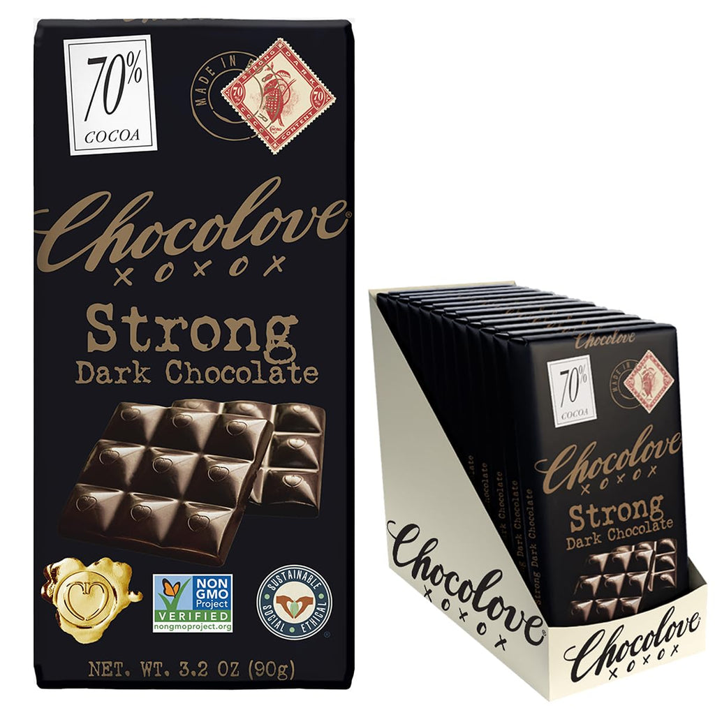 Strong Dark Chocolate Bars