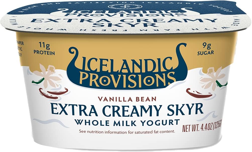 Icelandic Provisions Skyr Whole Milk Vanilla Bean Yogurt