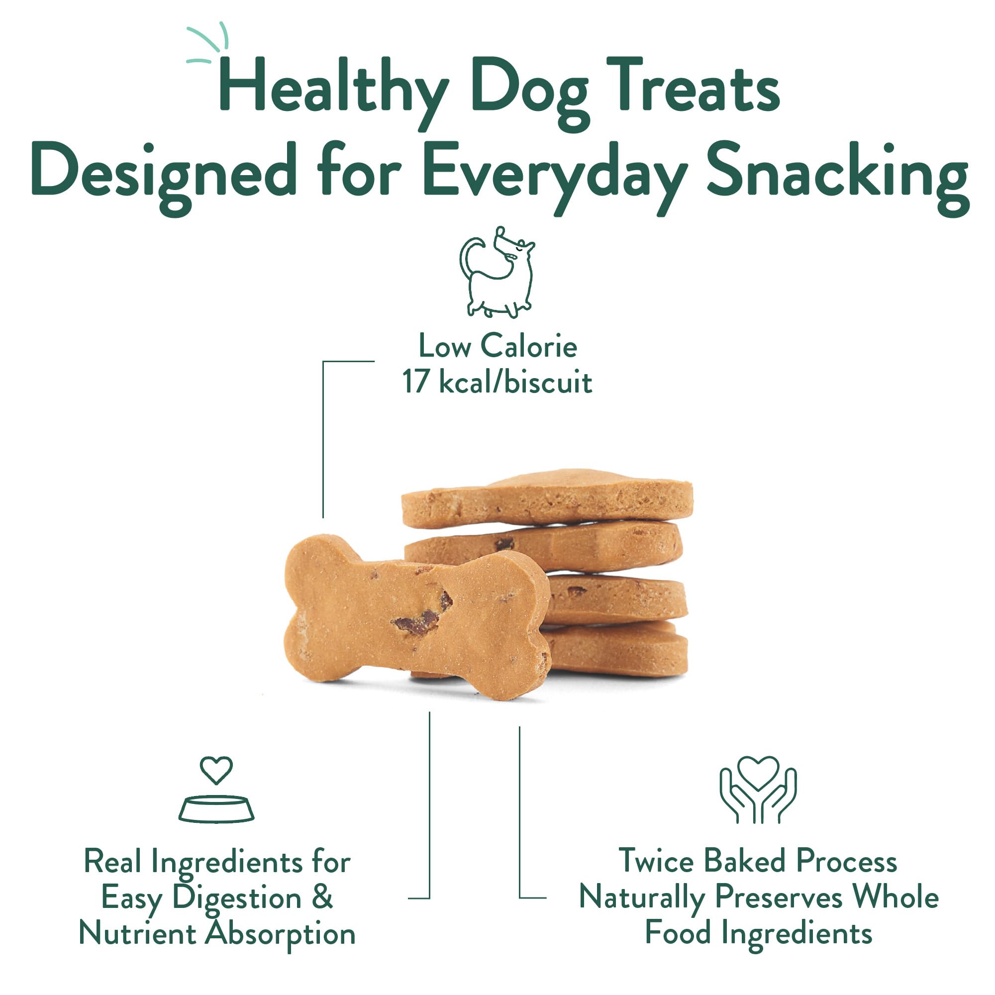 Portland Pet Company Grain & Biscuit Dog Treats Human-Grade