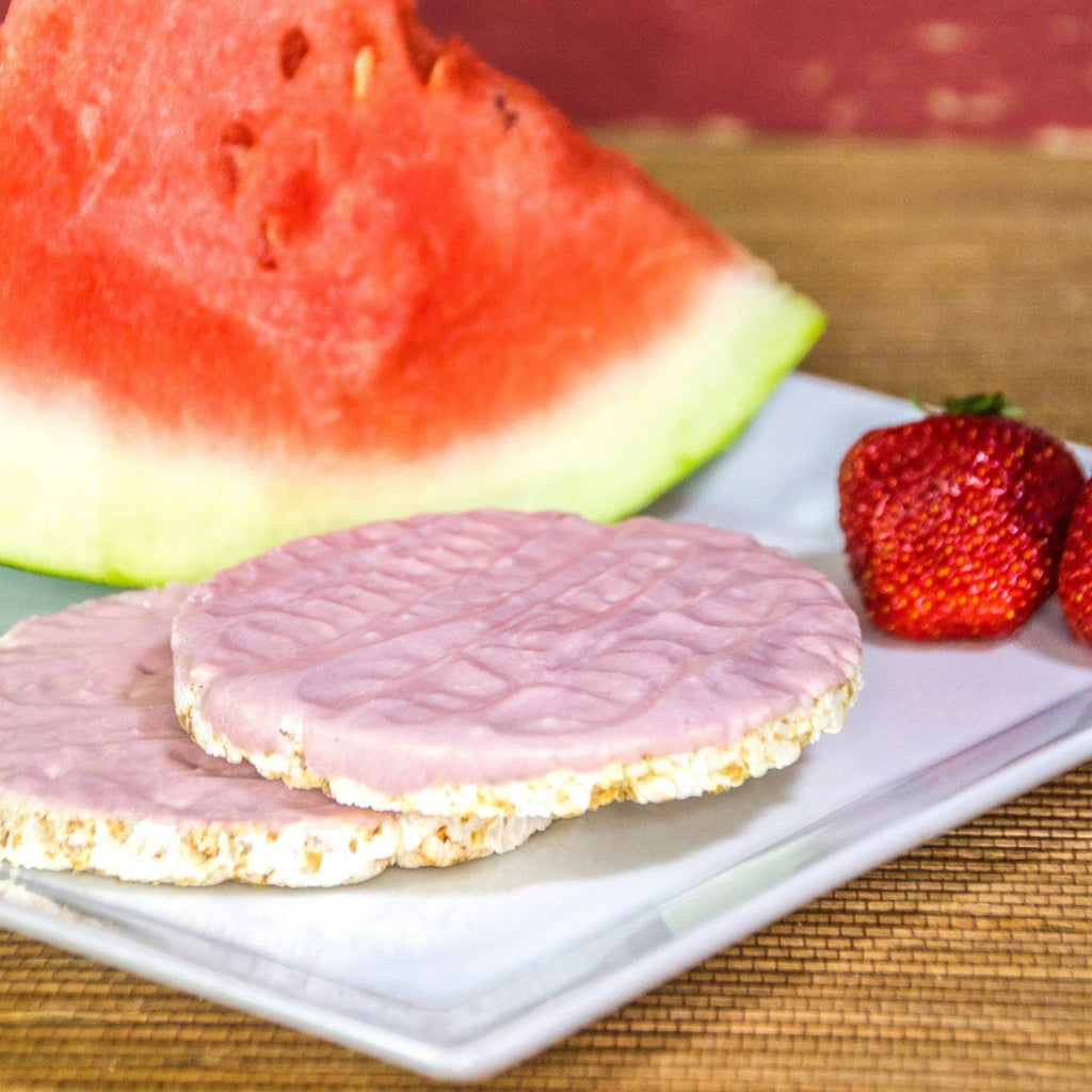 Snacks Topped Rice Cakes