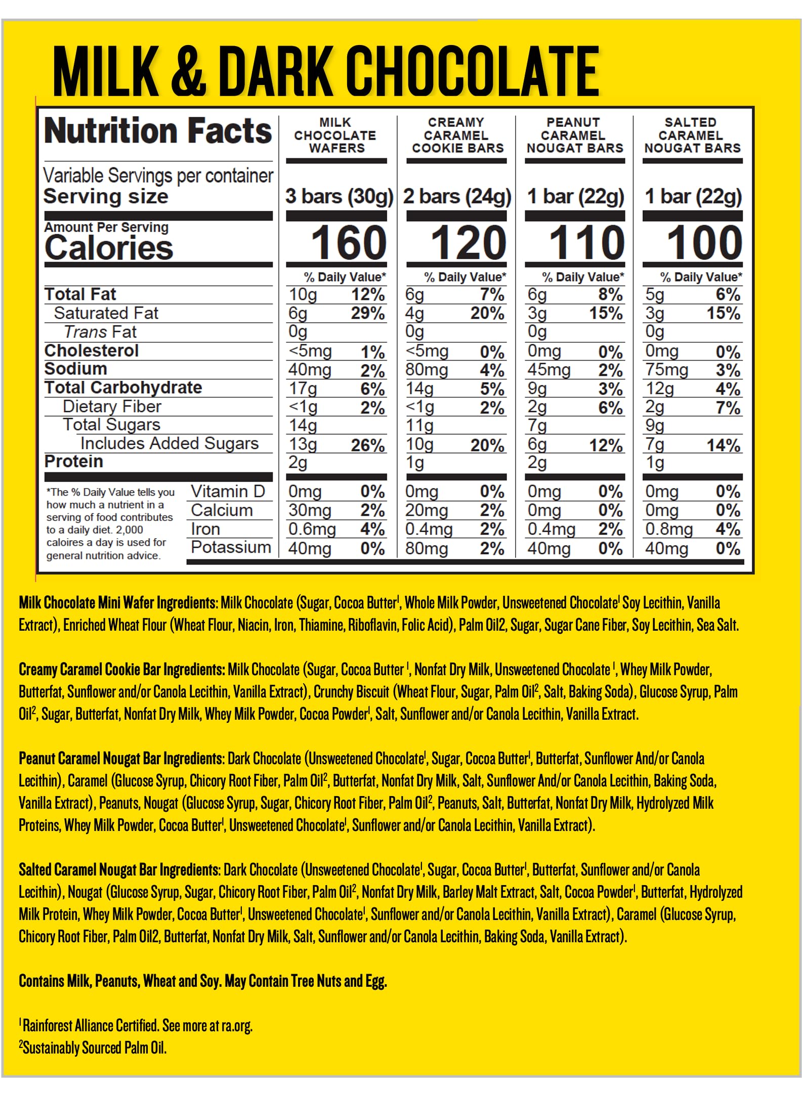 Milk & Dark Chocolate Variety Packs