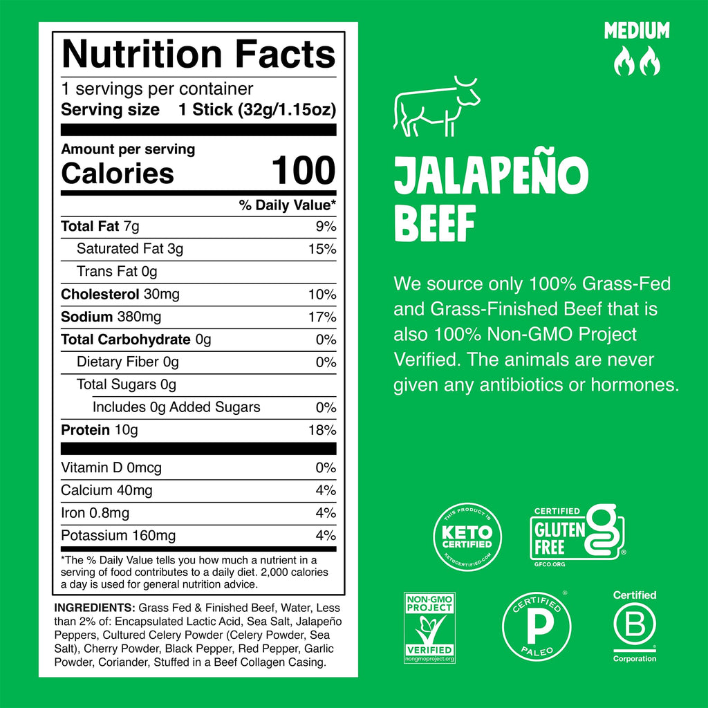 Taco Beef Stick (10-Pack)