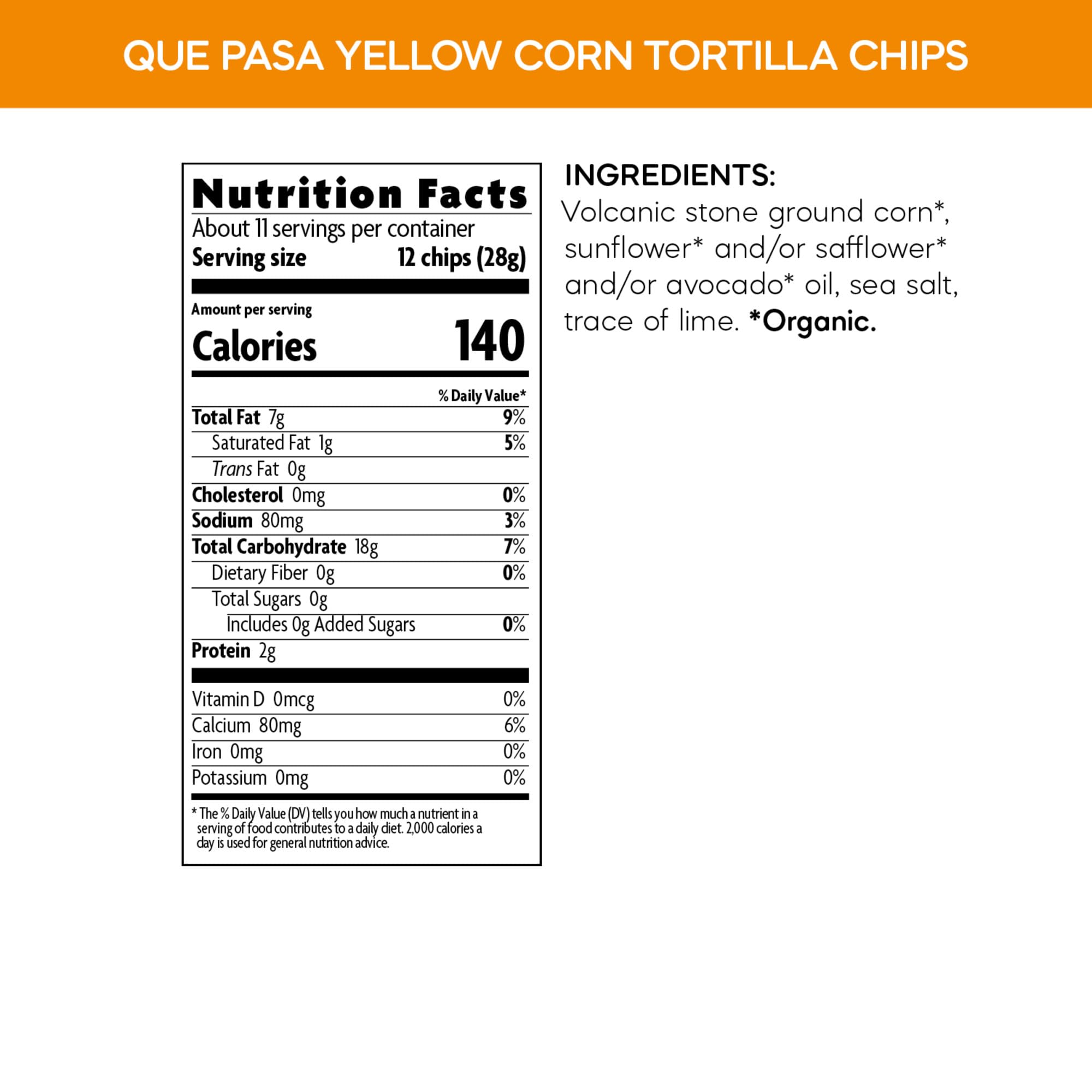Nature's Path Yellow Corn Tortilla Chips