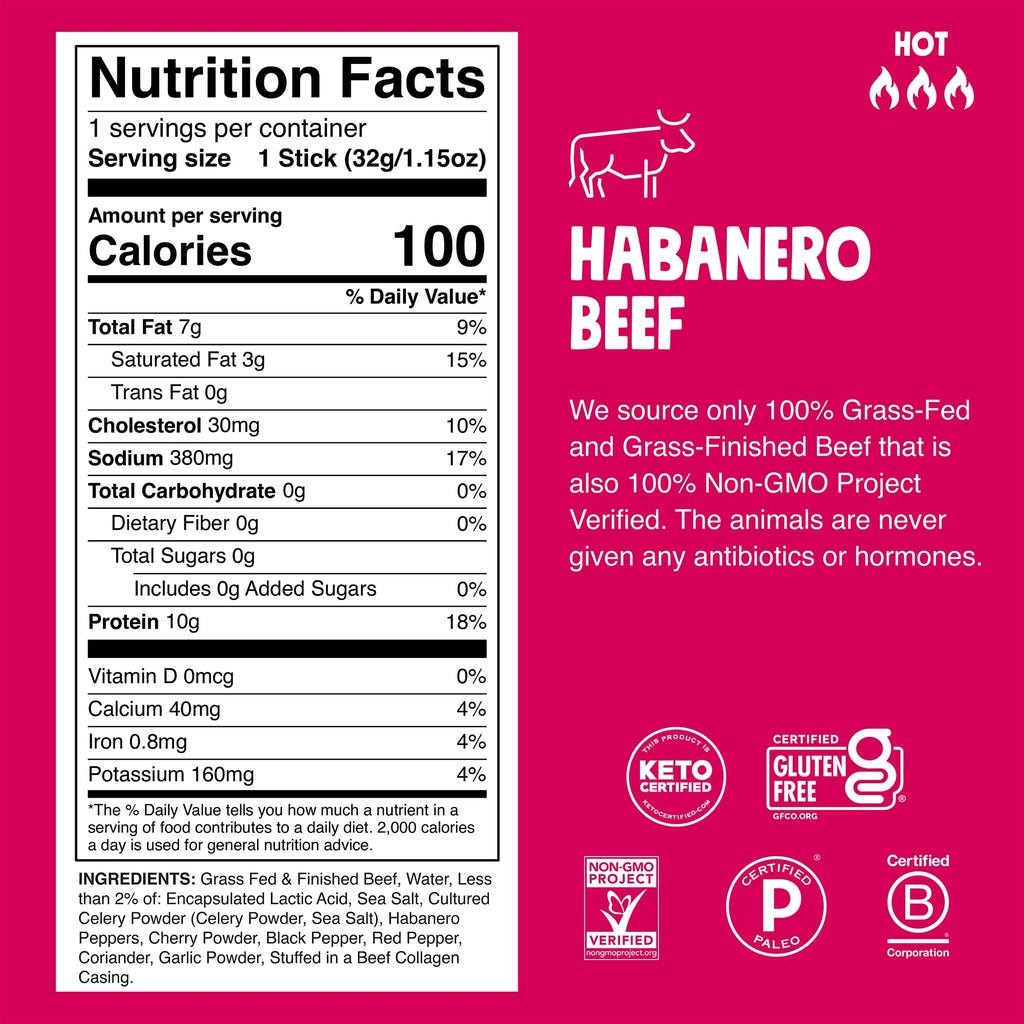 Taco Beef Stick (10-Pack)