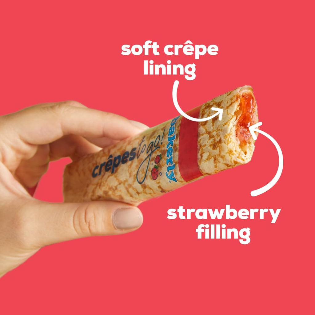 Strawberry Filled Crepes To Go! 6-Count