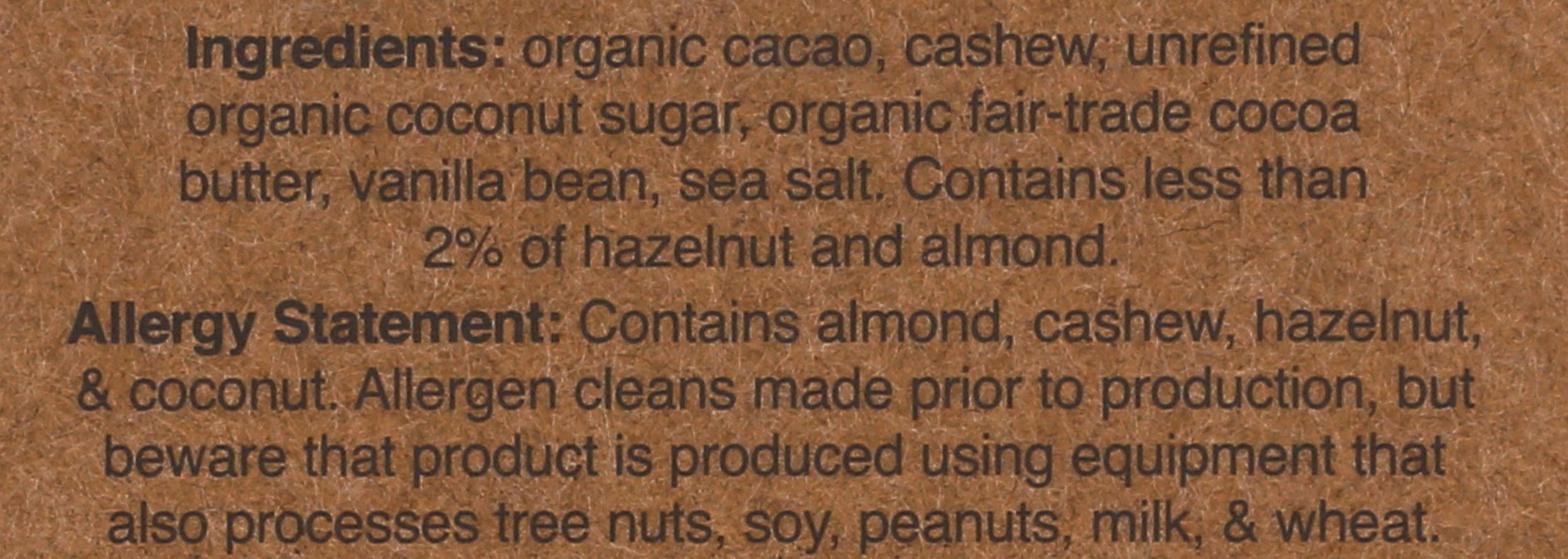 Bar Chocolate Cashew Vanilla