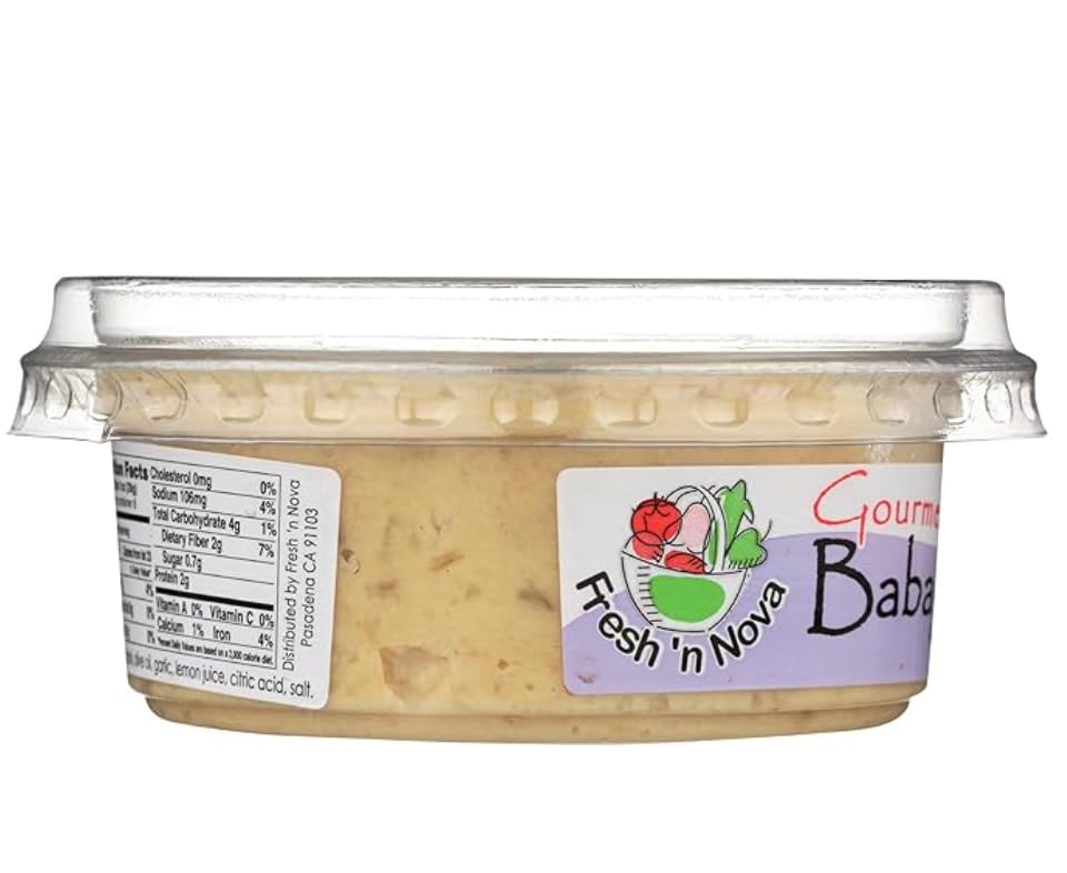 BabaGhanouj Roasted Eggplant Dip – Made with Tahini Olive Oil & Garlic