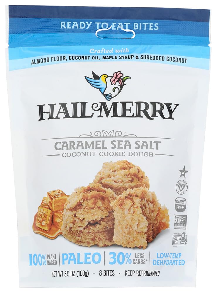 Bites Macaroons NEW Packaging Caramel Sea Salt Flavor Each