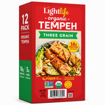Lightlife Organic Tempeh Variety Pack, Original, Buffalo & Three Grain