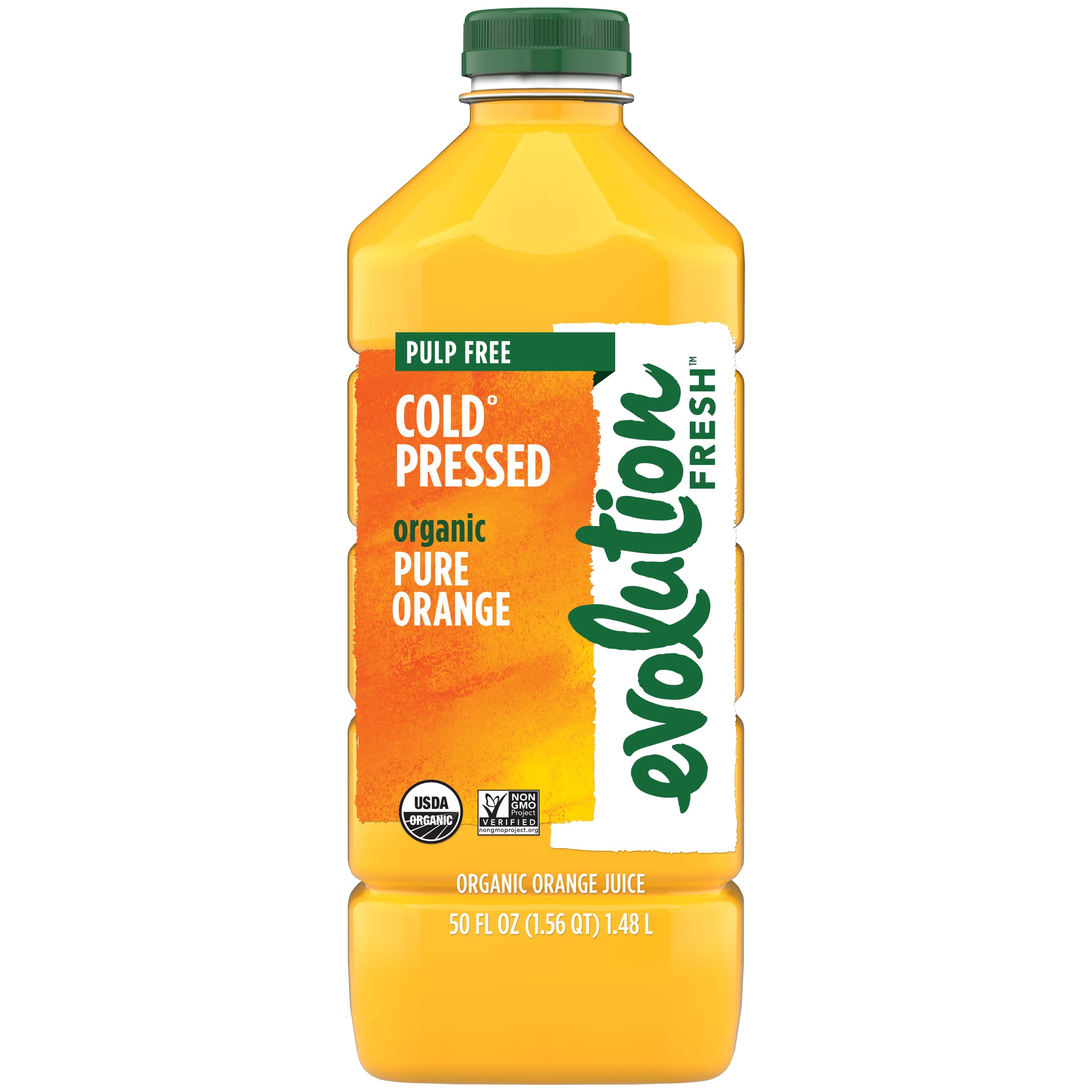 Evolution Fresh Organic Pulp-Free Orange Juice, 50 fl oz