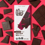 Theo Chocolate Organic Dark Chocolate Bar, 85% Cacao