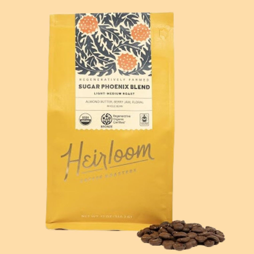 Sugar Phoenix Blend Medium Roast Whole Bean Regenerative Certified