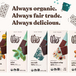 Theo Chocolate Sea Salt Organic Dark Chocolate Bar, 70% Cacao