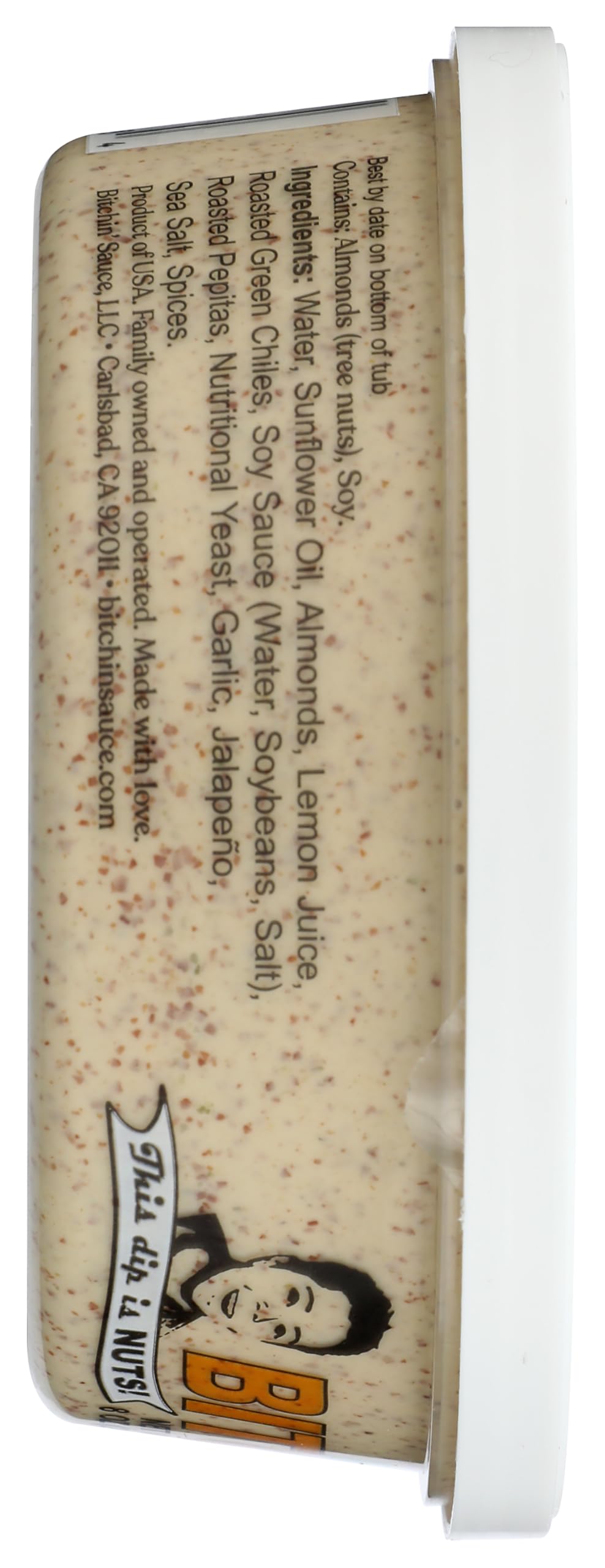 Bitchin' Sauce Hatch Almond Dip, 8 oz