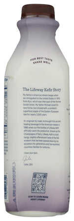 Lifeway Organic Coconut Honey Whole Milk Kefir