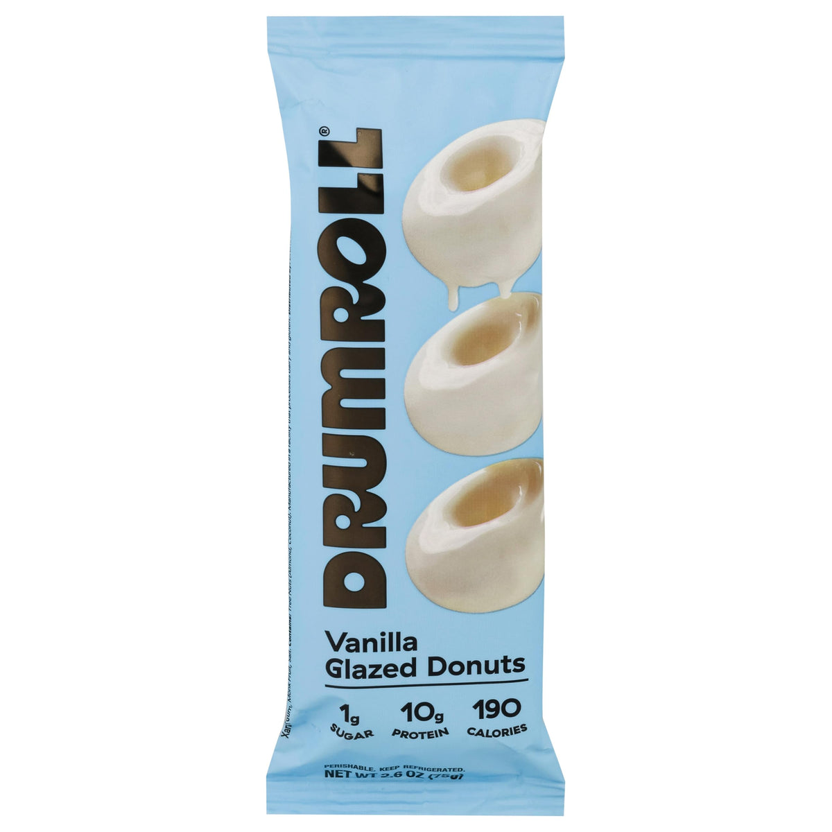 Drumroll Gluten-Free Vanilla Glazed Donuts, 2 oz