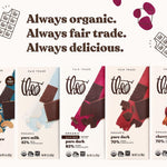 Theo Chocolate Organic Dark Chocolate Bar, 85% Cacao