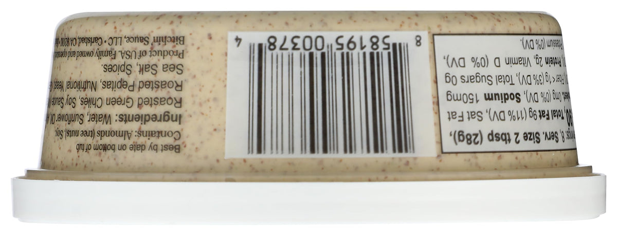 Bitchin' Sauce Hatch Almond Dip, 8 oz