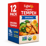Lightlife Organic Tempeh Variety Pack, Original, Buffalo & Three Grain