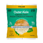 Outer Aisle Cauliflower Pizza Crusts (Pack of 5, 10 Crusts)