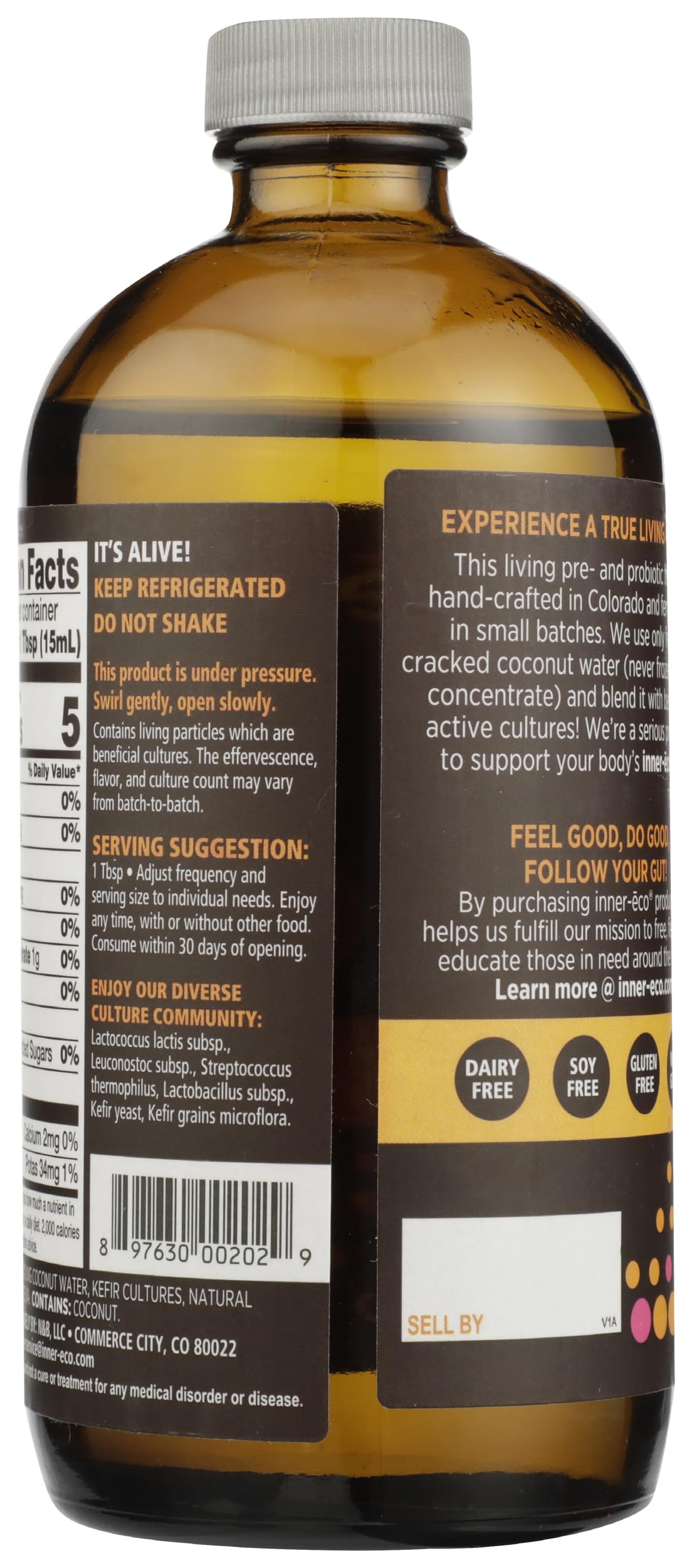 Inner Eco Probiotic Tropical Coconut Water